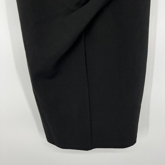 Lulus Dress Black Racerback Pleated Sleeveless Cocktail NWT - Picture 7 of 12